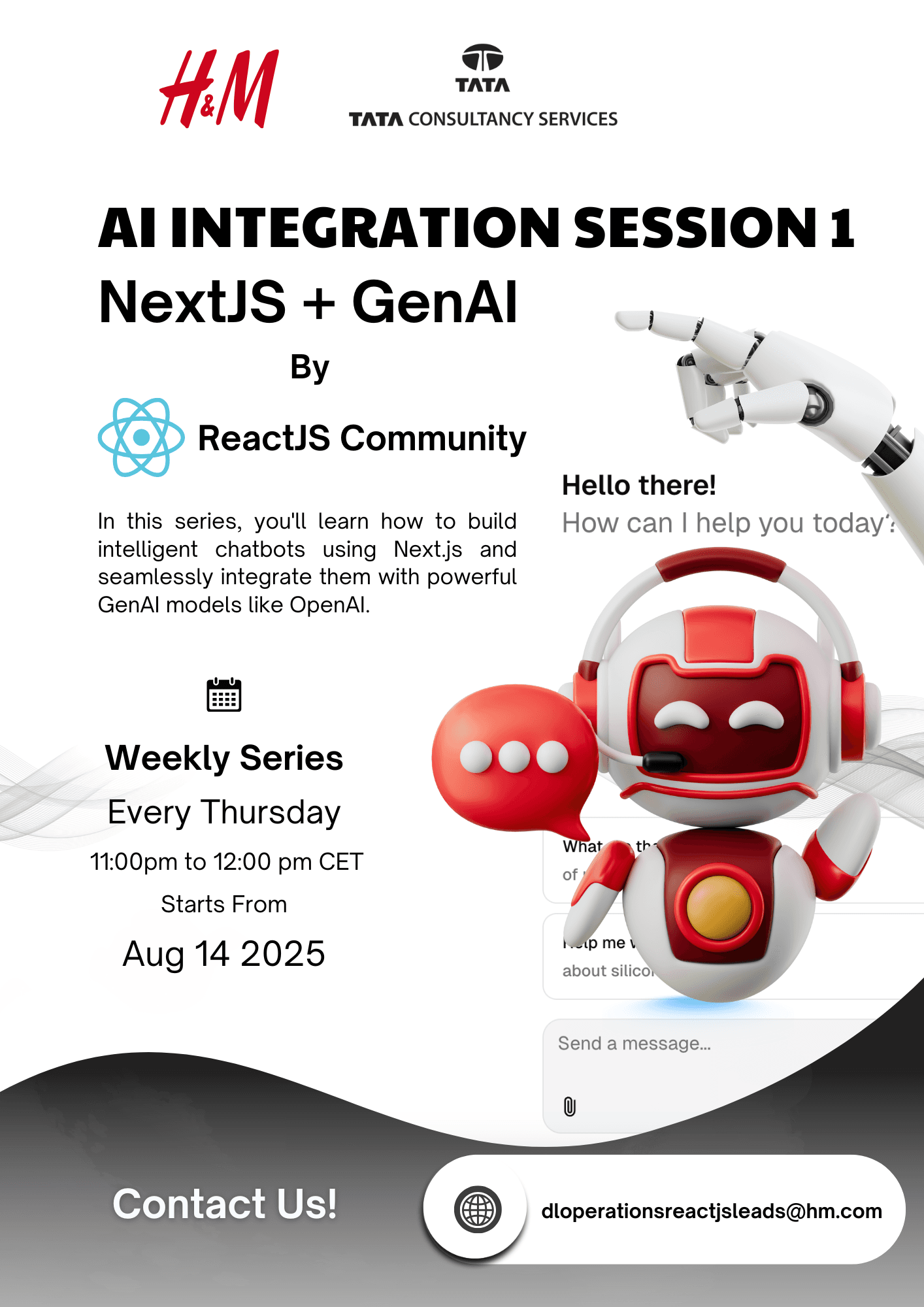 NextJS & AI Integration Sessions